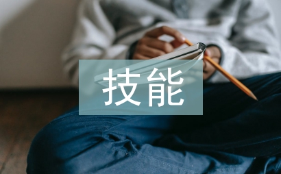 技能人才工作計劃