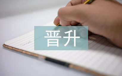 晉升自我總結(jié)